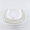 LOGO RESTAURADO Custom Restaurante Plain White Round de porcelana